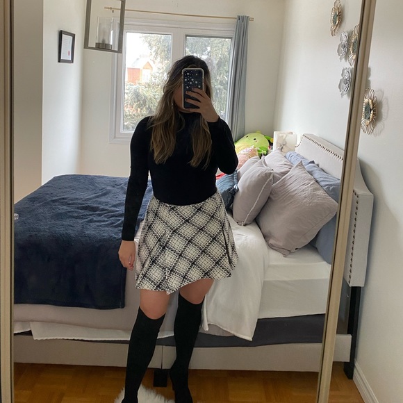 NWOT Zara Pleat Mini Skirt - Picture 6 of 6